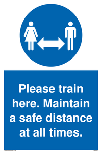 MP6190: Please train here. Maintain a safe distance at all times.