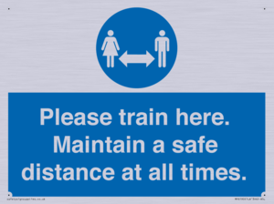 MP6190: Please train here. Maintain a safe distance at all times.