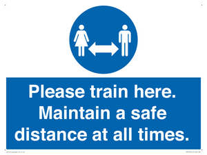 MP6190: Please train here. Maintain a safe distance at all times.