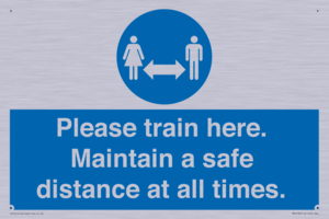 MP6190: Please train here. Maintain a safe distance at all times.
