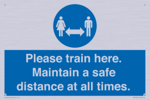 MP6190: Please train here. Maintain a safe distance at all times.