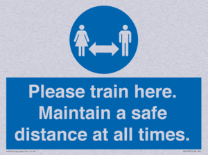 MP6190: Please train here. Maintain a safe distance at all times.