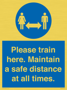MP6190: Please train here. Maintain a safe distance at all times.
