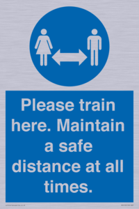 MP6190: Please train here. Maintain a safe distance at all times.