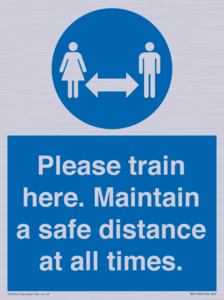 MP6190: Please train here. Maintain a safe distance at all times.