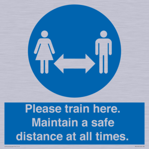MP6190: Please train here. Maintain a safe distance at all times.