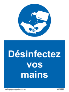 MP6226: D?sinfectez vos mains