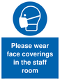 MP6228: Please wear face coverings in the staff room