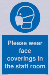 MP6228: Please wear face coverings in the staff room