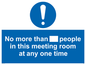 MP6254: No more than xxx people in this meeting room at any one time
