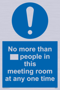 MP6254: No more than xxx people in this meeting room at any one time