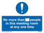 MP6254: No more than xxx people in this meeting room at any one time
