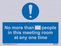 MP6254: No more than xxx people in this meeting room at any one time