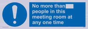 MP6254: No more than xxx people in this meeting room at any one time