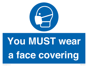 MP6261: You MUST wear a face covering