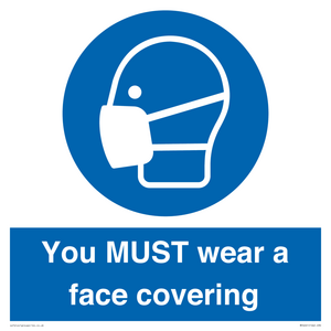 MP6261: You MUST wear a face covering