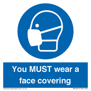 MP6261: You MUST wear a face covering