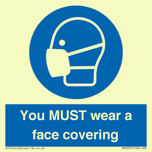 MP6261: You MUST wear a face covering