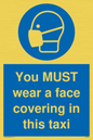MP6264: You MUST wear a face covering in this taxi