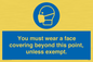 MP6282: You must wear a face covering beyond this point, unless exempt.