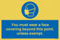 MP6282: You must wear a face covering beyond this point, unless exempt.