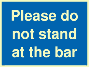 MP6286: Please do not stand at the bar