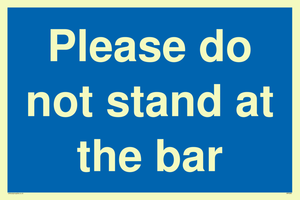 MP6286: Please do not stand at the bar