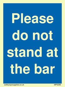 MP6286: Please do not stand at the bar
