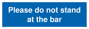 MP6286: Please do not stand at the bar