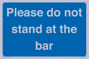 MP6286: Please do not stand at the bar