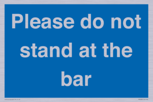 MP6286: Please do not stand at the bar