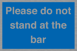 MP6286: Please do not stand at the bar