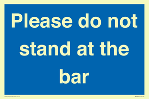 MP6286: Please do not stand at the bar