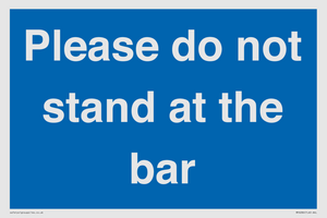 MP6286: Please do not stand at the bar