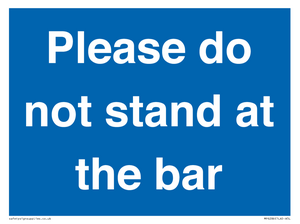 MP6286: Please do not stand at the bar