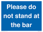 MP6286: Please do not stand at the bar