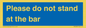 MP6286: Please do not stand at the bar