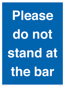 MP6286: Please do not stand at the bar