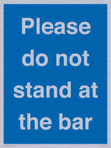MP6286: Please do not stand at the bar
