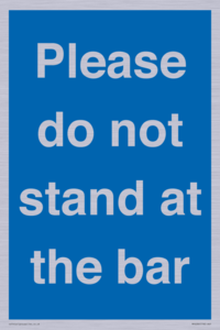 MP6286: Please do not stand at the bar