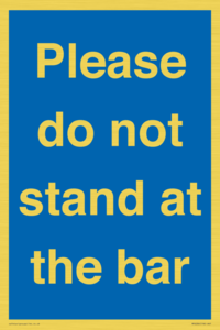 MP6286: Please do not stand at the bar