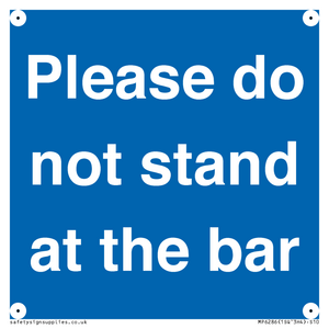 MP6286: Please do not stand at the bar