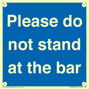 MP6286: Please do not stand at the bar