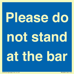 MP6286: Please do not stand at the bar