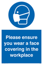 MP6295: Please ensure your wear a face covering in the workplace