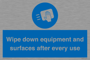 MP6297: Wipe down equipment and surfaces after every use