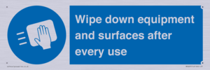 MP6297: Wipe down equipment and surfaces after every use