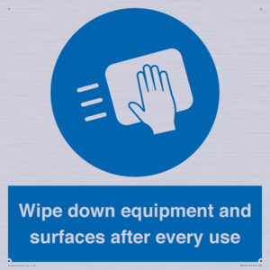 MP6297: Wipe down equipment and surfaces after every use