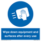 MP6297: Wipe down equipment and surfaces after every use
