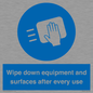 MP6297: Wipe down equipment and surfaces after every use